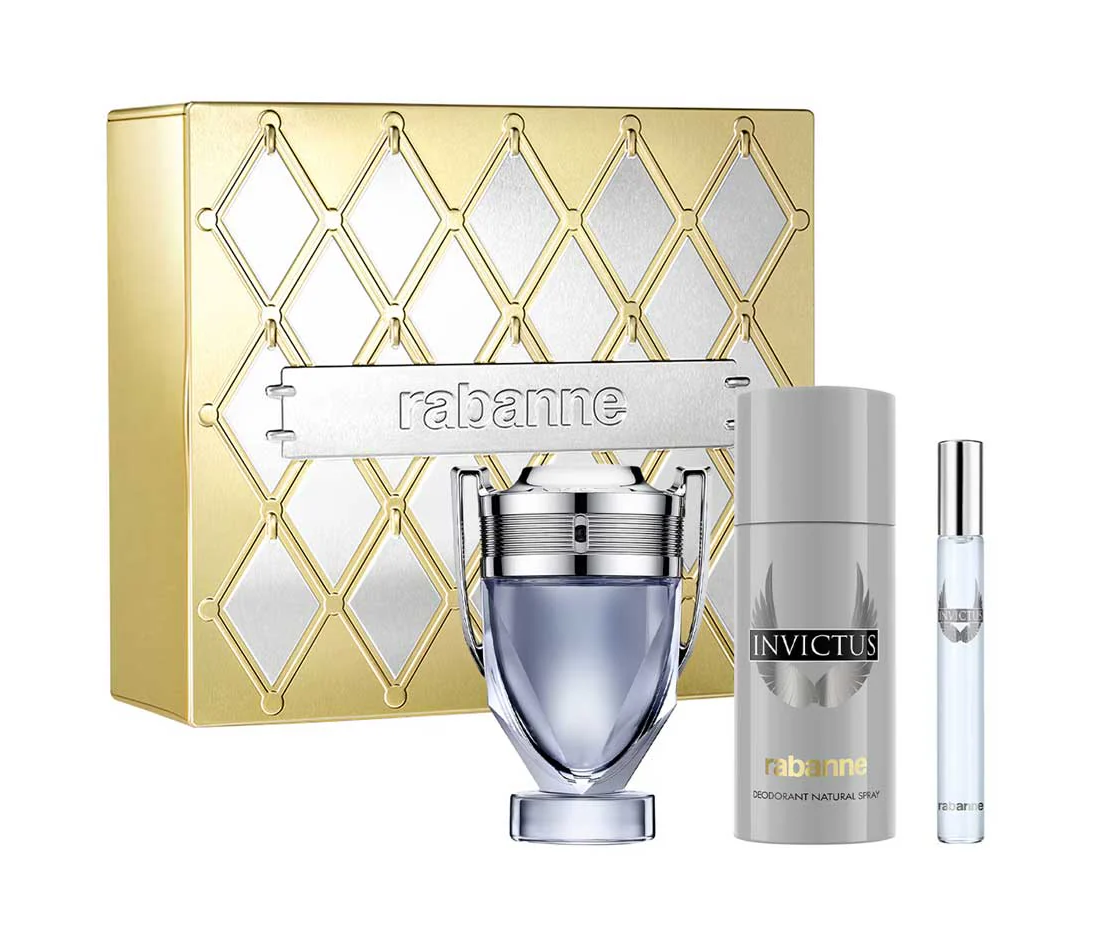 Paco Rabanne Invictus 3-Piece Gift Set for Men