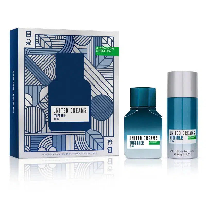 Benetton United Dreams Together 2-Piece Gift Set For Men