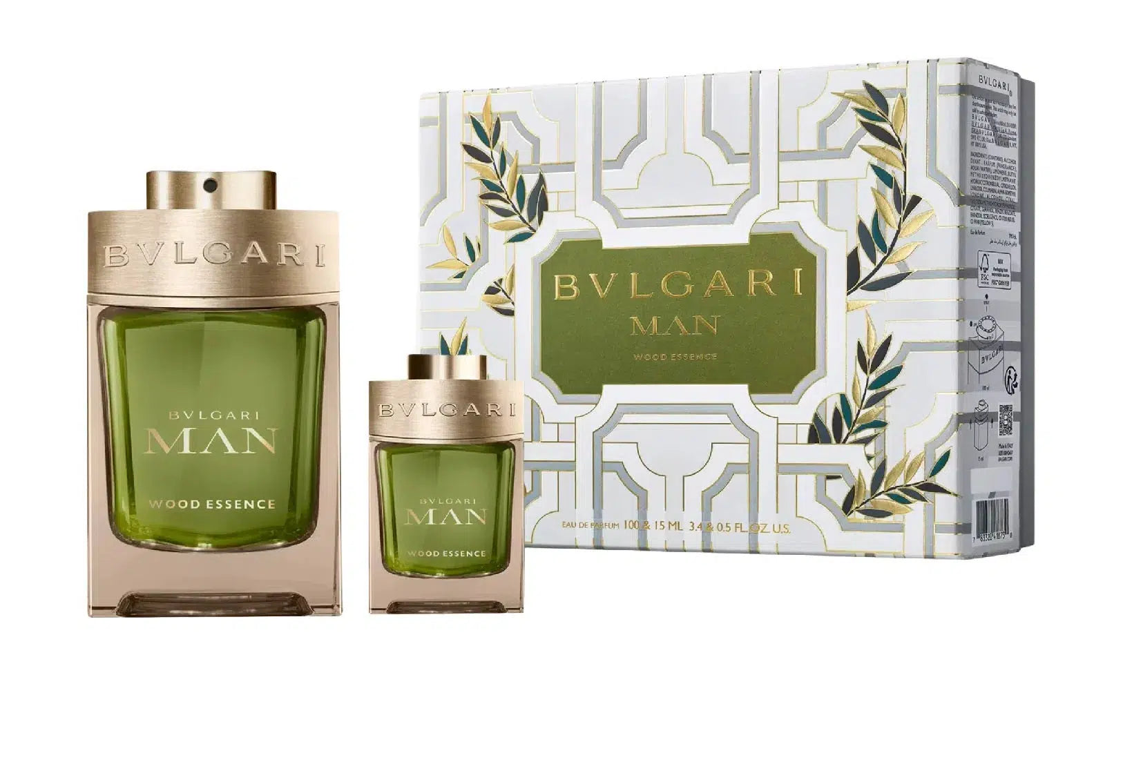 Buy Bvlgari Man Wood Essence EDP 2 Piece Gift Set for