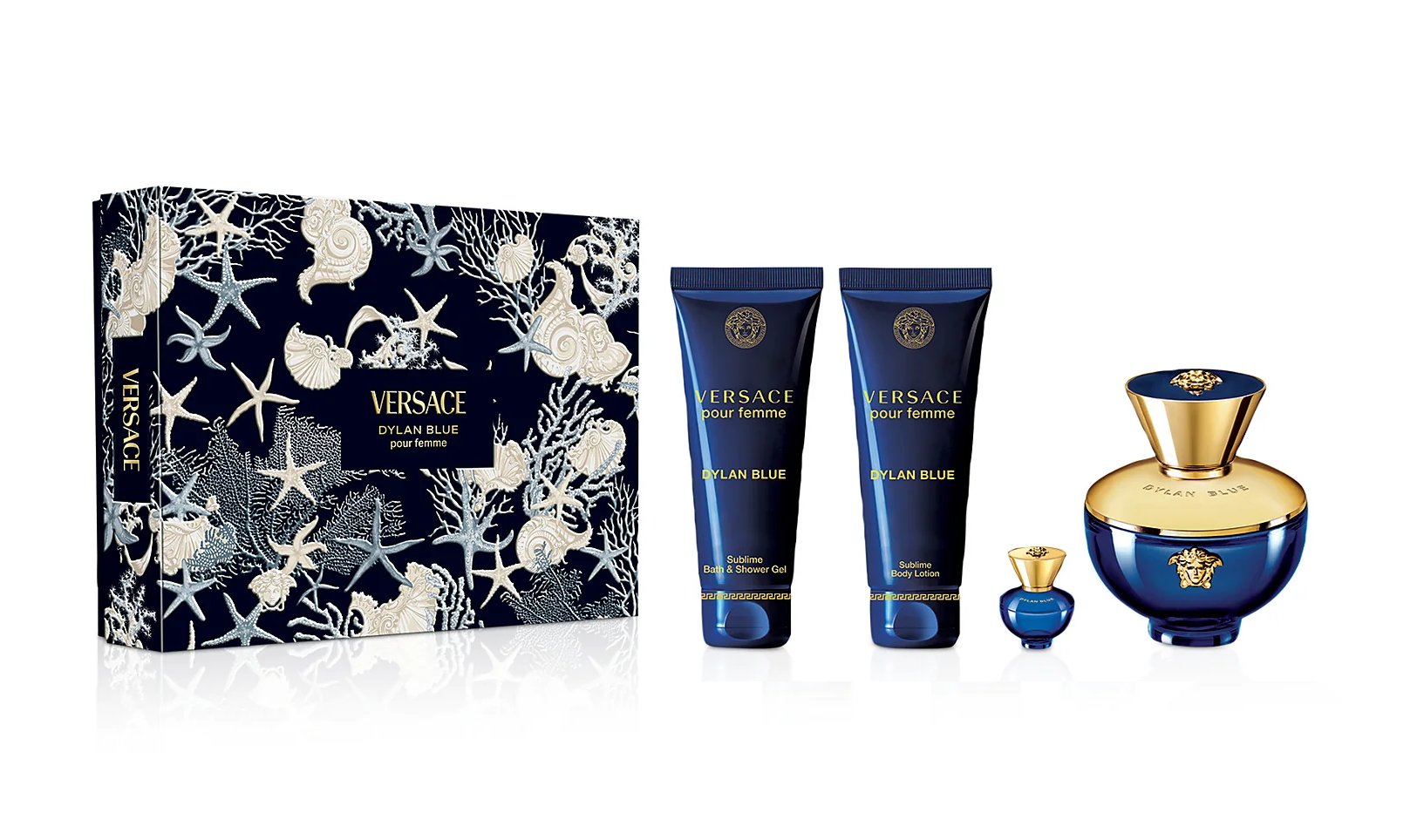 Versace Dylan Blue Pour Femme 4-Piece Gift Set