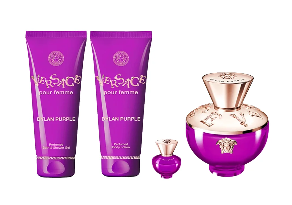 Versace Dylan Purple Pour Femme 4-Piece Gift Set