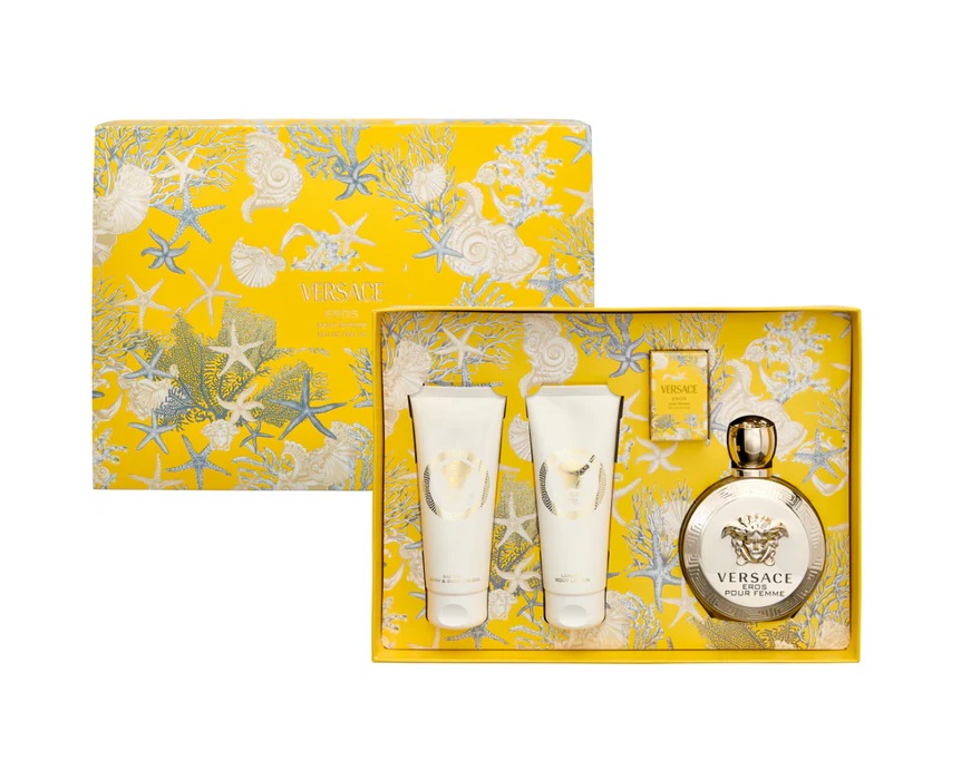 Versace Eros Pour Femme EDP 4-Piece Gift Set