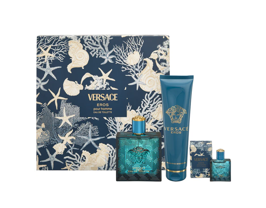 Versace Eros Pour Homme EDT 3-Piece Gift Set