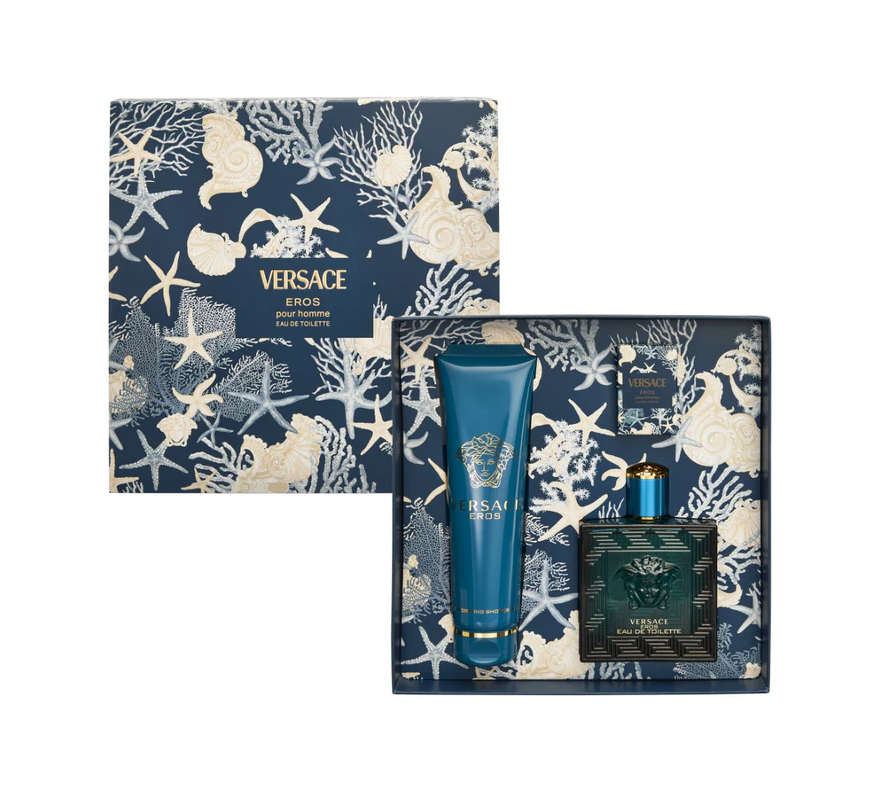 Versace Eros Pour Homme EDT 3-Piece Gift Set