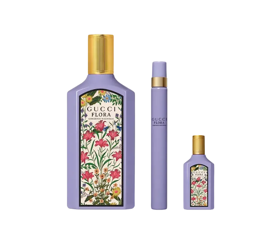 Buy Gucci Flora Gorgeous Magnolia EDP 3-Piece Gift Set for
