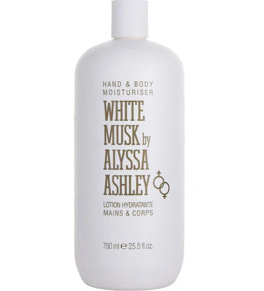 White Musk by Alyssa Ashley Hand & Body Lotion Moisturizer 750ml Women